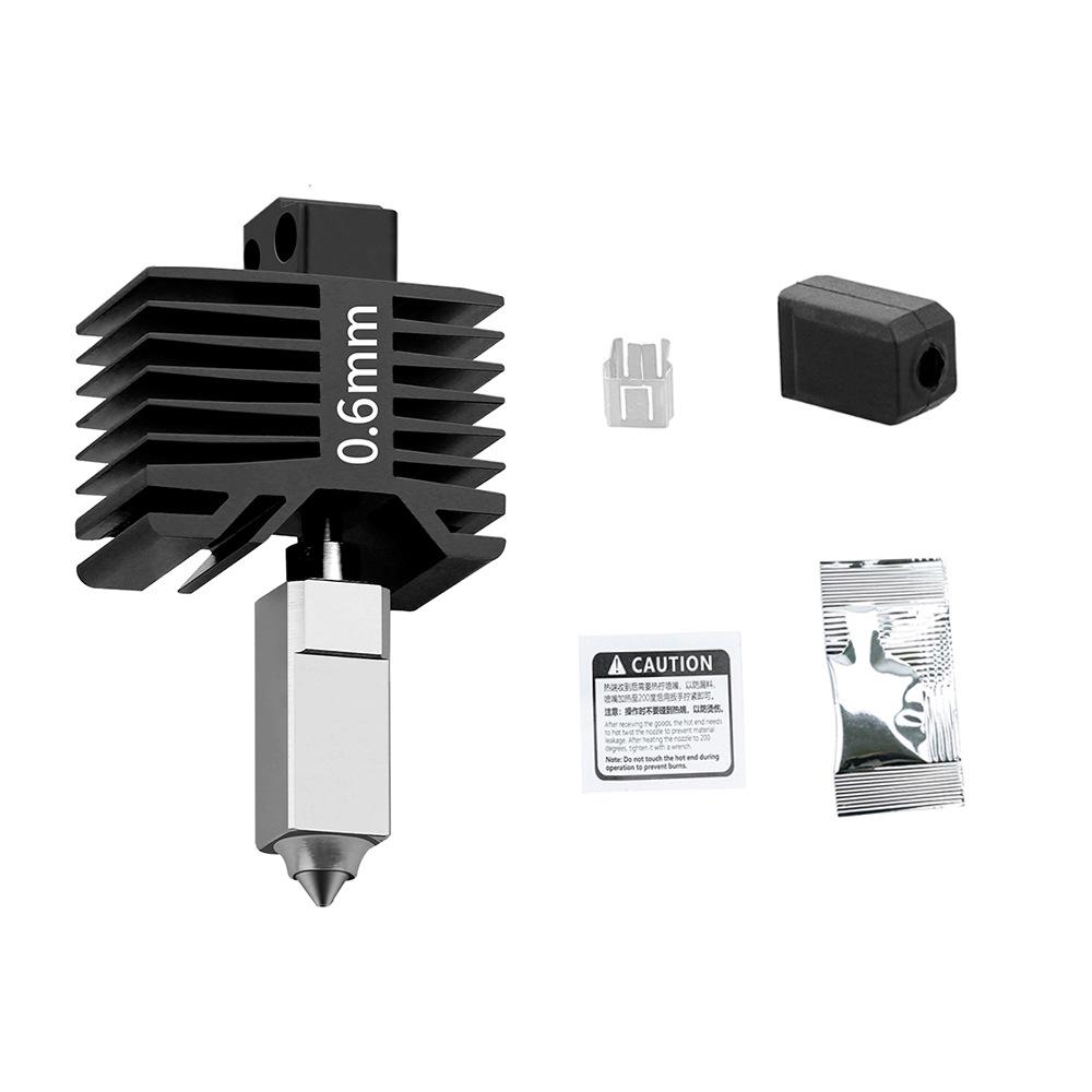 Bamboo X1/P1 Series 3D Printer Upgrade: All-Metal Hotend with Hardened Steel Nozzle