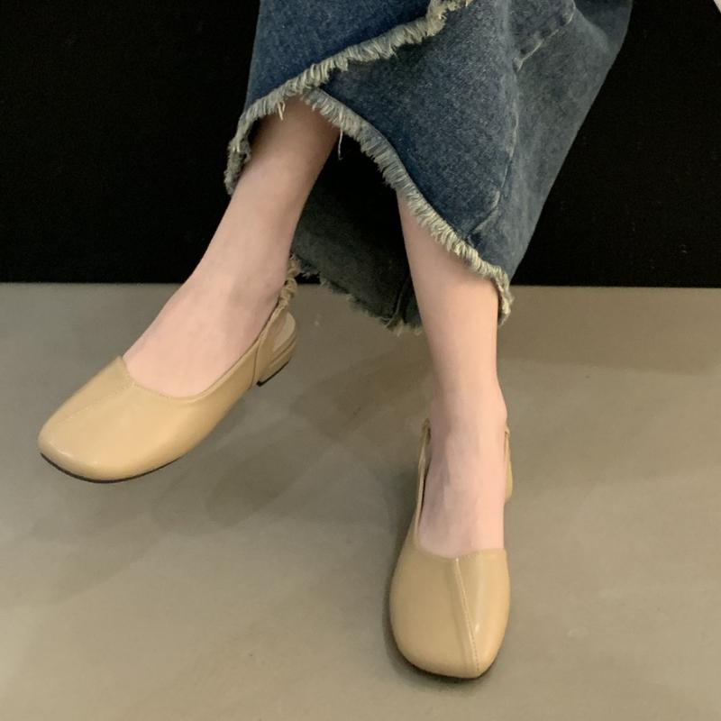 New Fashion Designer Famous Brand Heels Pumps Women Round High Heel Toe Pumps Shoes Spring Summer Sandals Mary Janes Shoes Heels