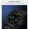 Men's Watches Waterproof Luminous Stainless Steel Quartz Business Luxury Calendar Watches for Men Reloj Hommes