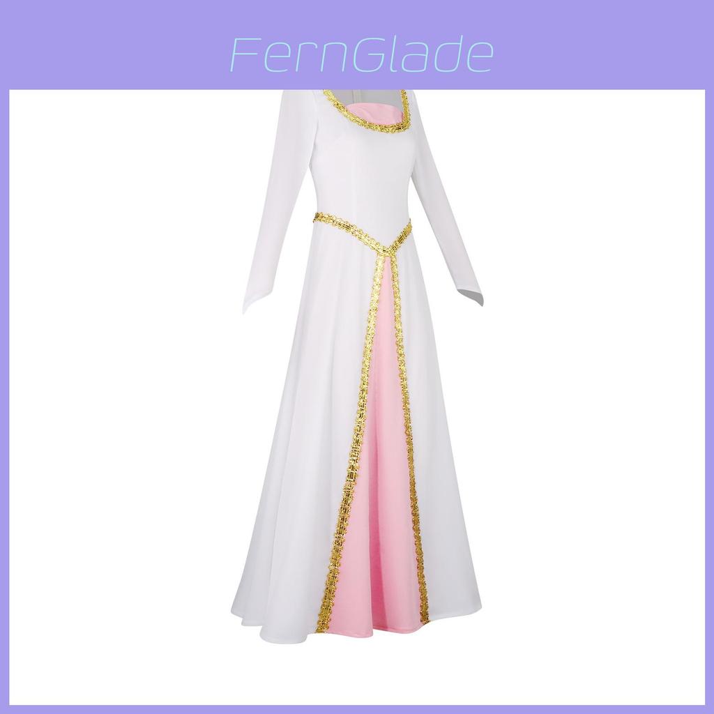 Shrek Fiona Cosplay Costume With Polyester Fabric For Halloween Party Dress Up