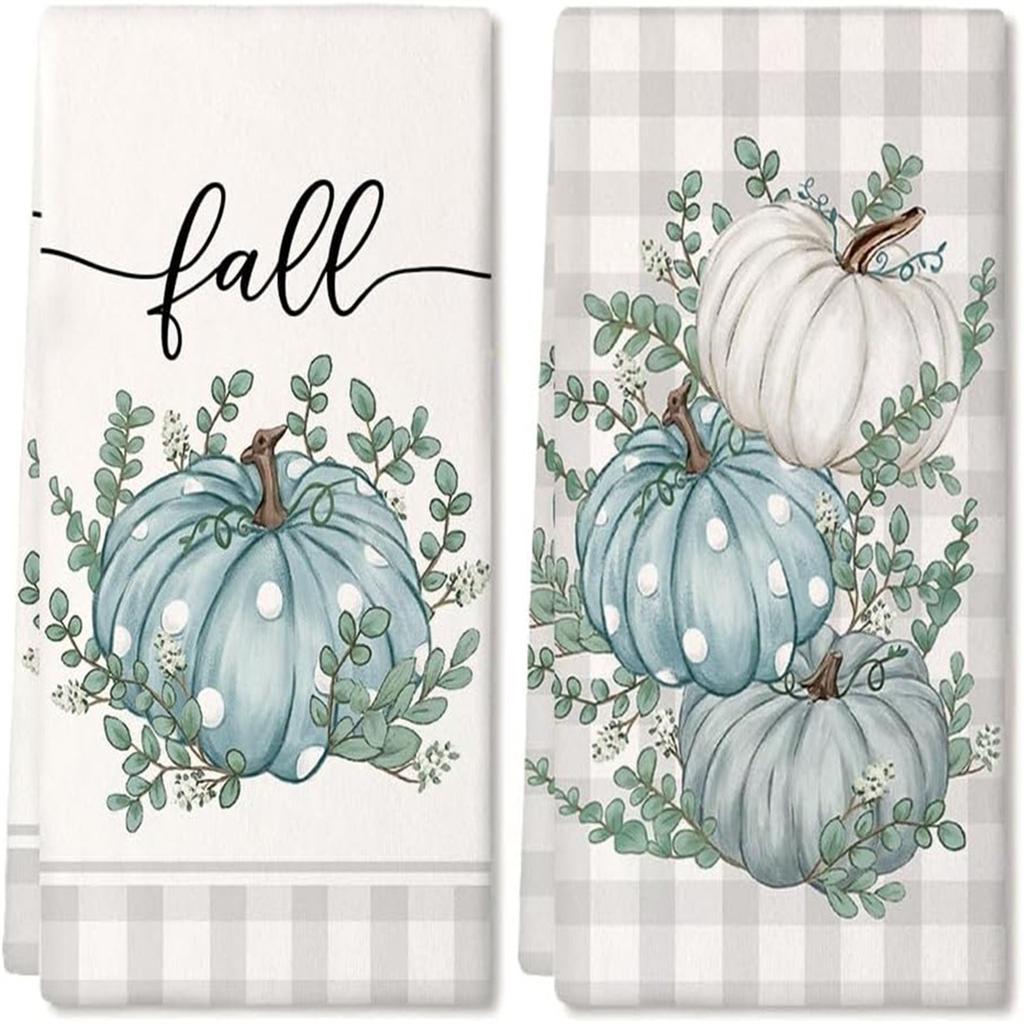 Microfiber Halloween Pumpkin Festival Green Elf/ Printed Towel Kitchen Washing Hand Towel Face Towel