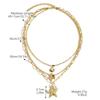 Necklace for Women Necklace Ocean Wind Ins Multi-layer Stacked Alloy Shell Conch Starfish Pendant Necklace Female Beautiful Elegant Necklace for Her