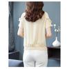 Summer Plus Size Blouse Women Vintage Chiffon Shirt Casual Loose Short Sleeve Tops