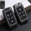 Metal Car Key Case Remote Cover Shell Holder Keyring Fob for Land Rover Range Rover Sport Evoque Freelander Velar Discovery LR5