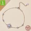 50 Points Luxury Moissanite Bracelet Women'S Noble And Elegant Style S925 Silver Bracelet Jewelry Msb004