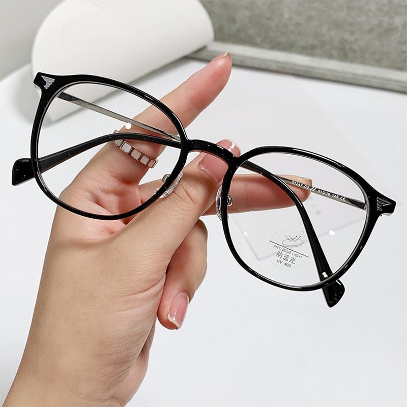 

Women Finished Myopia Eyewear metal TR90 Frame Diopter 0 -0.5 -1.0 -2.0 -2.5 -3.0 To -6.0 High Quality High Quality Single Version&1.56&None