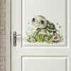Cartoon Turtle On Grass Wall Sticker Self-Adhesive Removable for Bedroom Living Room Hallway Closet Dorm Home Decor Art