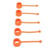 5Pcs Finger Exerciser Accessory Silicone 75lbs Extensor Strengthener for Training Recovery