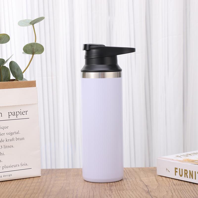Stainless Steel Insulated Water Cup Simple Outdoor Large Capacity 500ml Fashionable Thermal Flask Vacuum Bottle