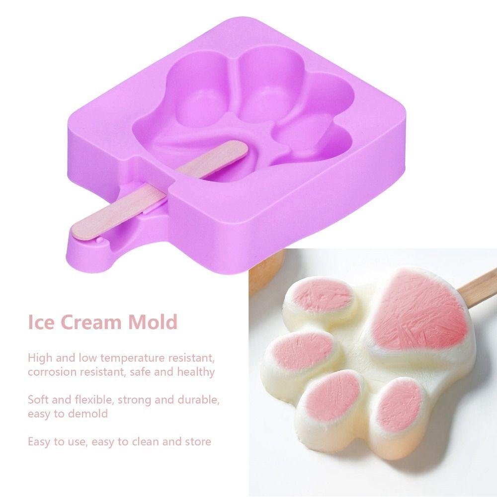 3 Stück Küchenutensil Eisbarform Silikon-Kuchenform Niedliche Eiscremeform Restaurant