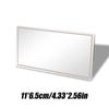 Car Sunshades Stainless Steel Mirror Car Rear Headrest Makeup Tool Portable Anti-drop Mirror Car Sun Visor Metal Makeup Mirrors