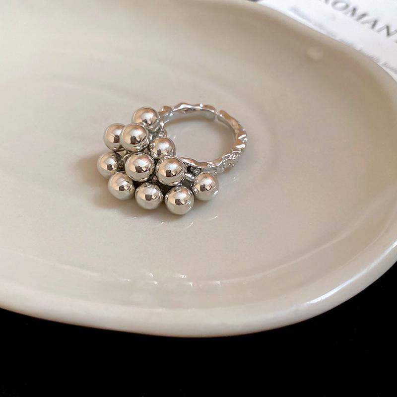 Luxury Geometric Zirconia Open Ring - Elegant and Versatile Hand Jewelry