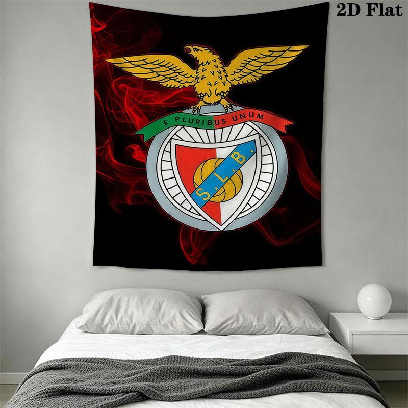 Benfica CLUB Wall Hanging Printed Fabric Blanket Decorative Tapestries for Bedroom Living Room Home Decor