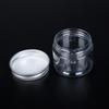 30-250ml Aluminum Cap Cosmetic Tin Pot Empty Lip Balm Jar Oil Wax Plastic Container Empty Jar Home Storage Food Sample Bottles