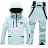 Winter Ski Suit Set: Unisex Windproof & Waterproof Snowboard Outfit for Couples