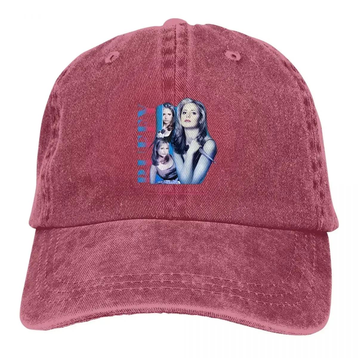 Buffy the Vampire Slayer Multicolor Hat Peaked WoUnisexs Cap Buffy The Vampire Slayer Buffy Personalized Visor Protection Hats One Size