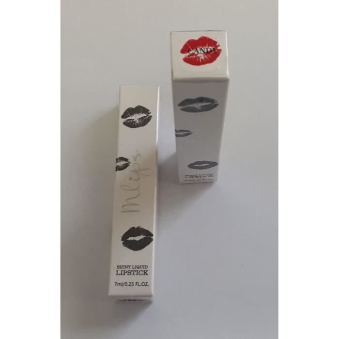 Lipstick - Mlips - CANDY - Set of 2 - 7 Ml - Strawberry Scent - Natural Effect