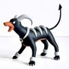 3pcs/set Anime Pokemon Figure Houndoom Figures houndour Action Figures Pvc Collection Model Toys  Gifts