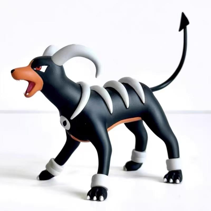 3pcs/set Anime Pokemon Figure Houndoom Figures houndour Action Figures Pvc Collection Model Toys  Gifts