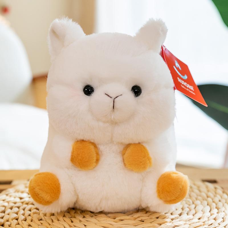 Cute Nest Series Plush Toys Hamster Sloth Doll Dinosaur Alpaca Doll Children's Companionship Gift