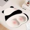 Panda Pink Mouse Pad with Wrist Rest - Cute, Non-Slip, High-End Office Accessory