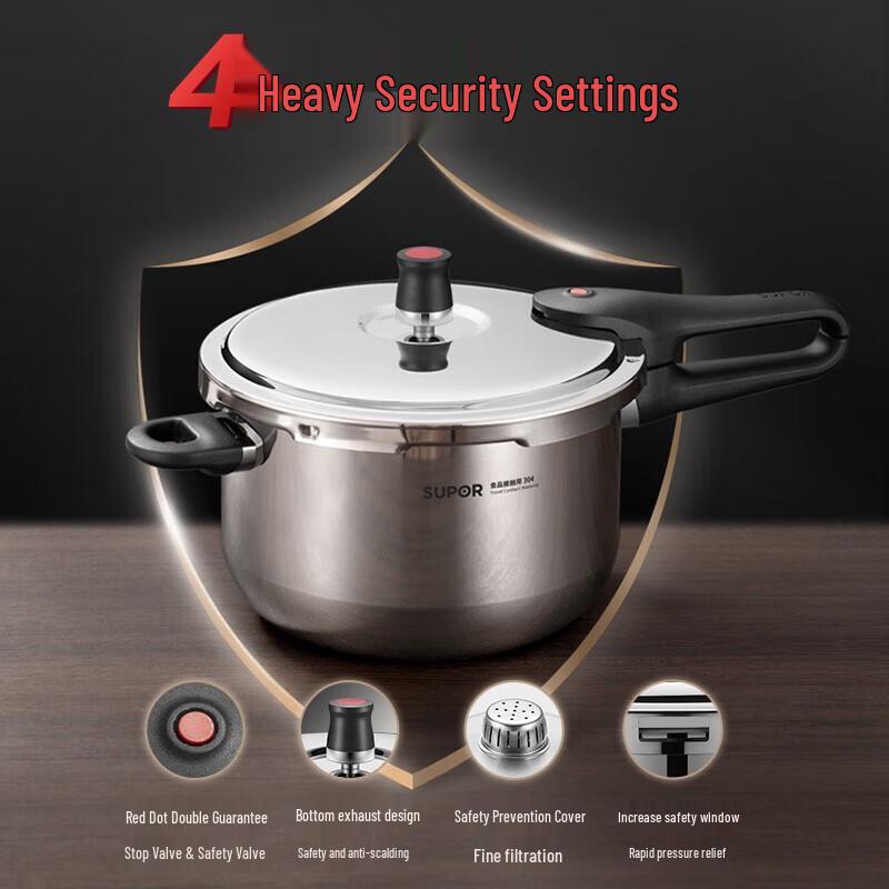 SUPOR 304 Stainless Steel Universal Pressure Cooker