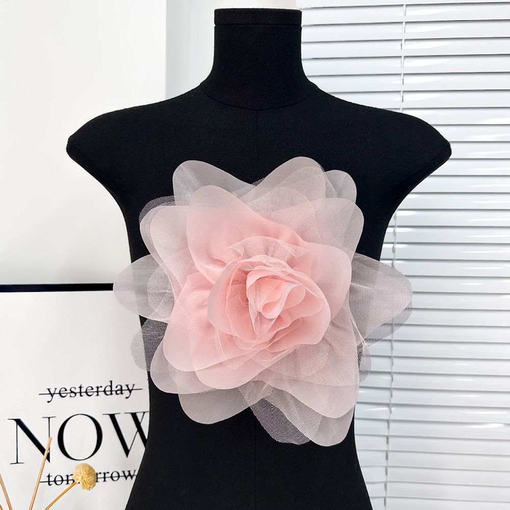 Multi-layer Yarn Vintage Lapel Pins Handmade Pin-Up Brooch Fashion Flower Brooch  for Women Girls