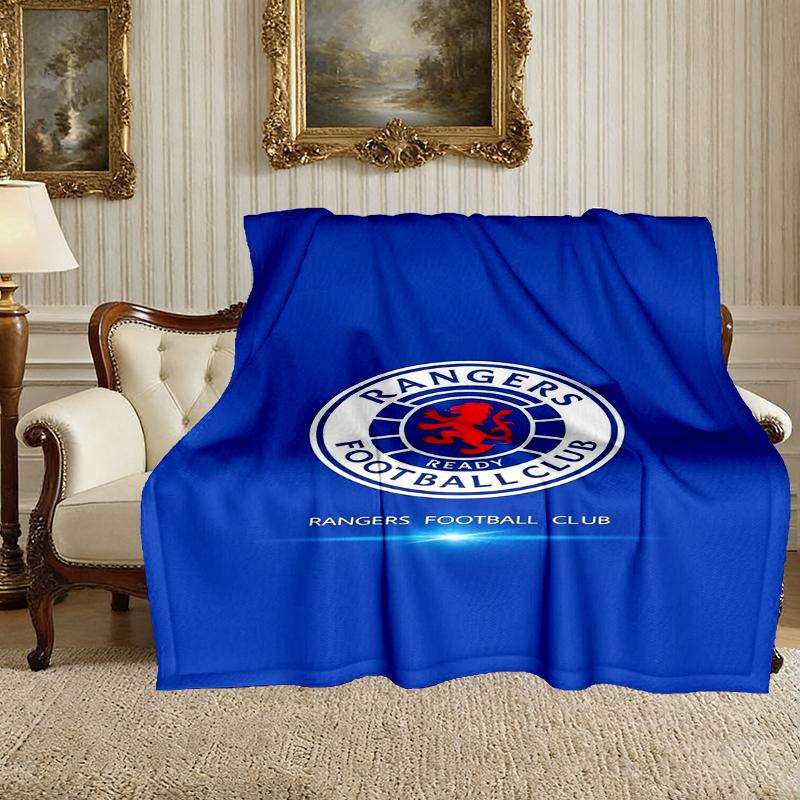 1pc Snug Rangers FC Blanket, Lightweight & Durable Print Blanket, Perfect for Home, Couch, Bed, Picnic, Travel, Office