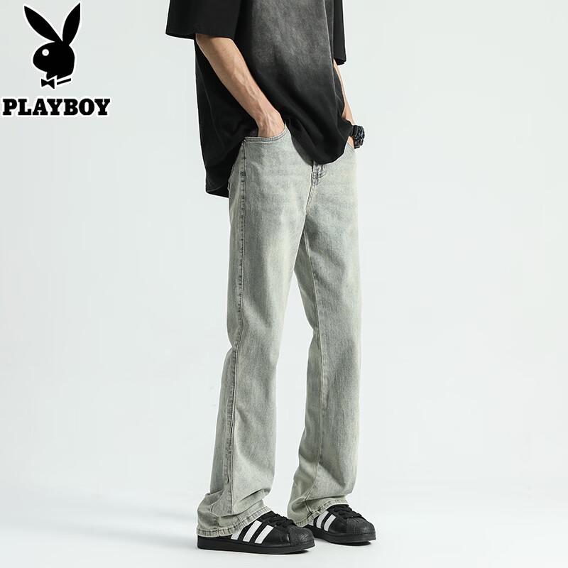 PLAYBOY Men's American Style Flared Jeans