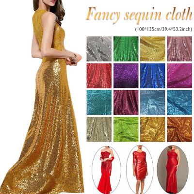 130x100cm Sequined Fabric 3mm Encrypted Sequined Sparkly Fabric For Diy Making Party Events Background Cloth Table Covers