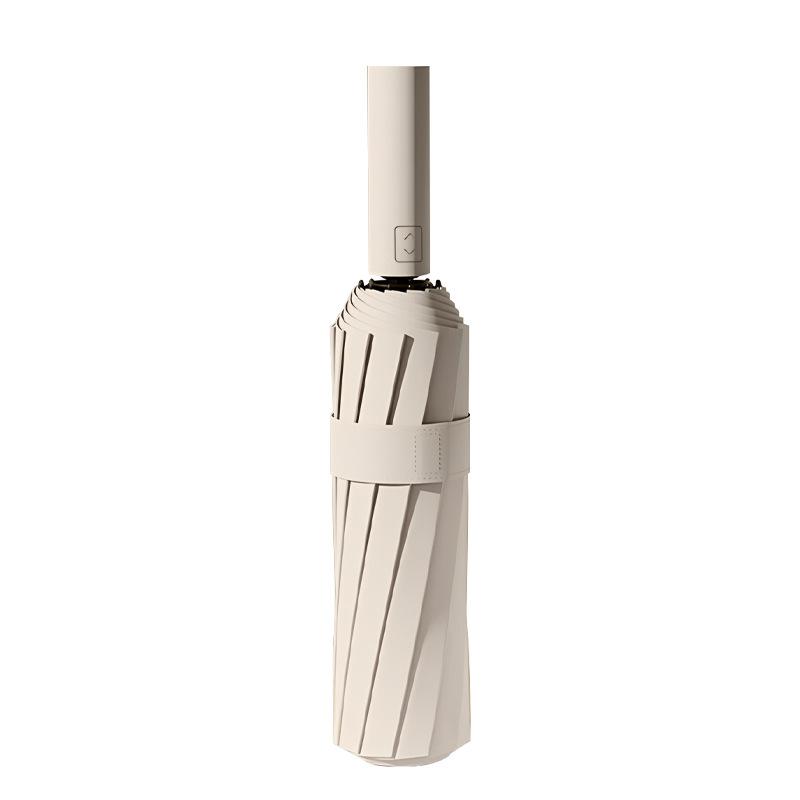 Umbrella automatic umbrella large folding umbrella sunny and rainy women's parasol enlarged and thickened to reinforce against rainstorms