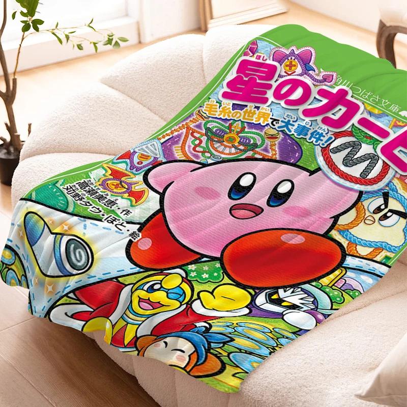 Decorative Sofa Blanket K-Kirbys Lovely Warm Knee Bed Fleece Camping Custom Fluffy Soft Blankets for Winter Microfiber Bedding