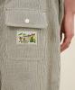 GENERALIDEA Man Side Pocket Striped Pants [Ivory] / Gf1Mpt014
