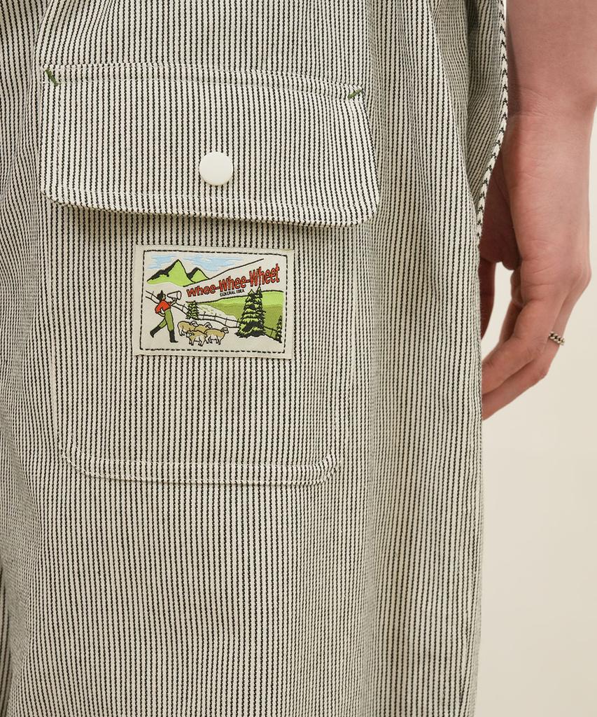 GENERALIDEA Man Side Pocket Striped Pants [Ivory] / Gf1Mpt014