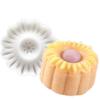 Sagit 6 Stil-Stempel, 50 g, runde Blume, Mond-Kuchenform, Weiß, Set, Mondkuchen-Dekoration