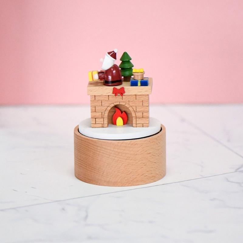 Mini Musical Boxes Handcrafted Wooden Crafts For Christmas Birthdays Weddings Multiple Themes And Melodies