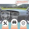 Car Carbon Fiber Grain Central Control Steering Wheel Gear Shift Decoration Cover for Dodge Charger 2015 Up Interior Accessories