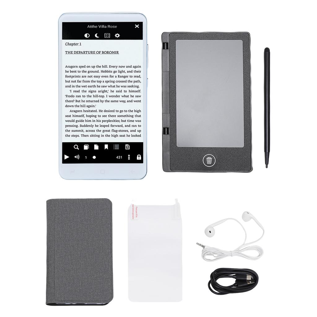Electronic Book Reader for Android 5.1 System 1G 8G 5 Inch HD Inkless Capacitive Screen Ebook Reader for Video Sound