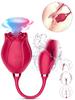 Rose-Sucking Vibrator for Women Clit Sucker Vagina G Spot Thrusting Vibrator Stimulator Female Masturbator Adult Sex Toy