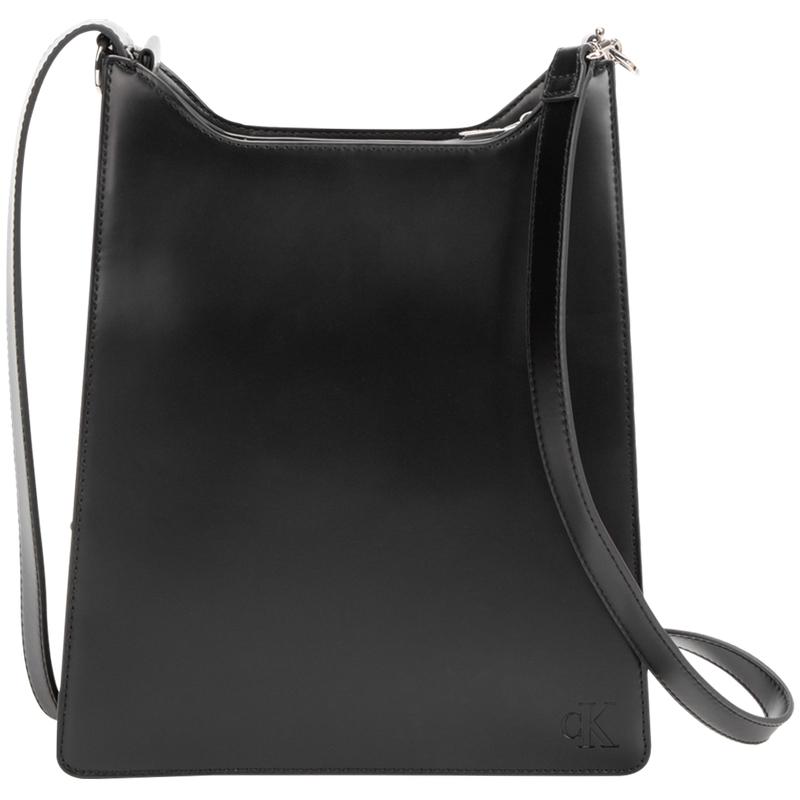 

Calvin Klein Minimalist Textured Letter Trend Crossbody Bag Women Bags Black DH3586-001 Basic Set (Bag)