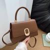 Commuting Versatile New Trend Small Square Bag Women's Casual Personality Lightweight Solid Color Popular Temperament Premium Messenger Bag