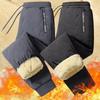 Autumn and Winter Models of Ultra-thick Lamb Velvet Pants, Men's Winter Plus Velvet Thick Extra-thick Cotton Pants, Sports Pants, Men's Casual Pants