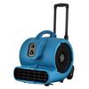 Floor Fan XPOWER Timer Air Mover with Telescopic Handle and Wheels Carpet Dryer Grapefruit-flavored Fragrance Beads Blower Blue P-850TH