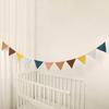 Modern & Stylish Cotton Bunting Flags Contemporary Flag Garland for Baby Shower Party Decor & Newborn Photography Props