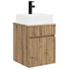 Wall Mounted Washbasin Vanity Artisan Oak