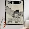 Rock DDeftones Band Chart Tapestry Bohemian Wall Tapestries Mandala Wall Art Decor