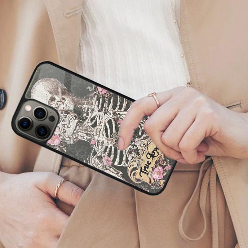 Skull Skeleton Magnetic Phone Case For APPLE iPhone 17 Air 16 14 13 12 Pro Max 15 Plus Wireless Charge With MagSafe Cover