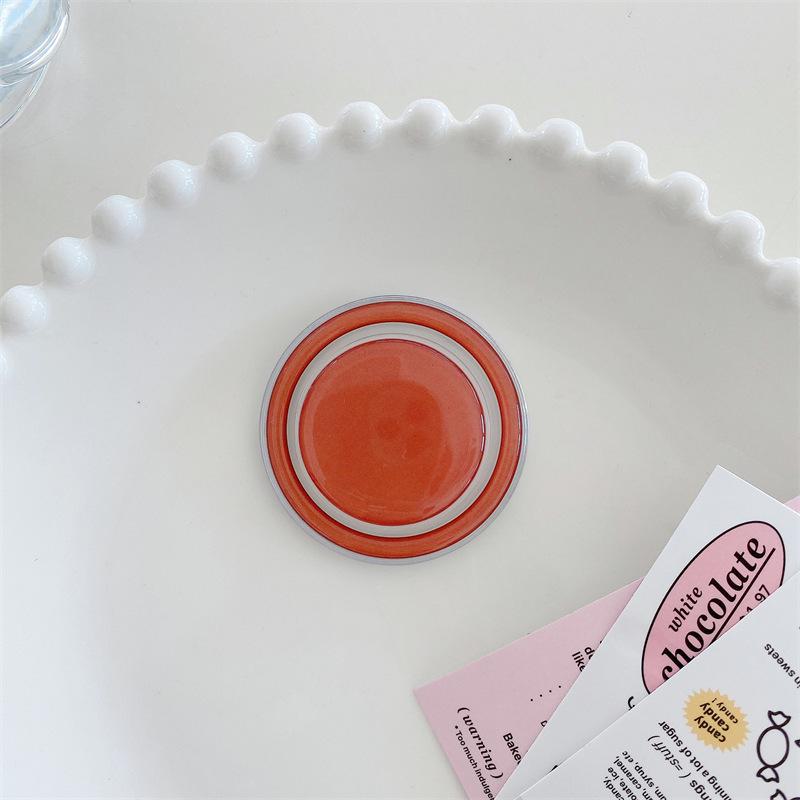 Transparenter magnetischer Airbag-Telefonständer Macaron mit druckbarem Logo