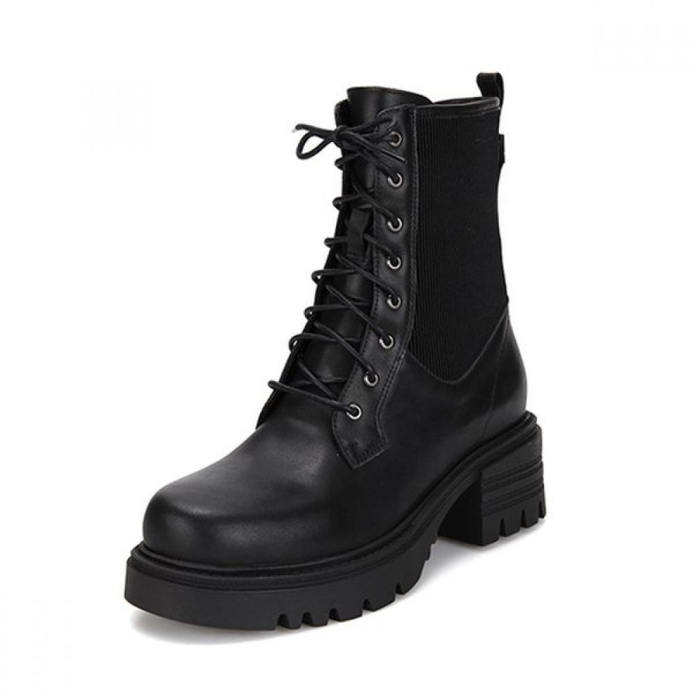 Barbara Leather Chunky Mold 55cm Boots Bbf857bk 250mm 21630₽