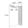 [Yamazaki] Magnetic Hanger Hook L 2-Piece Set White W2.2xD6.2xH11.1cm (each) Tower 10793